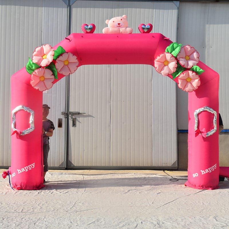 合肥粉色婚礼拱门